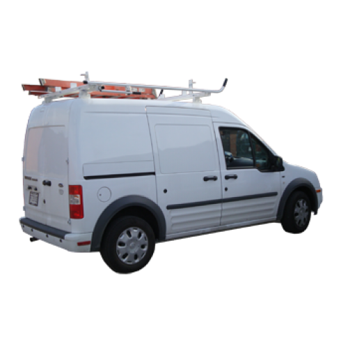 Aluminum Ladder Rack Ford Transit Connect 2009 2013 Single Lock Down